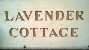 Bespoke Engraved Building Name - Lavender Cottage
